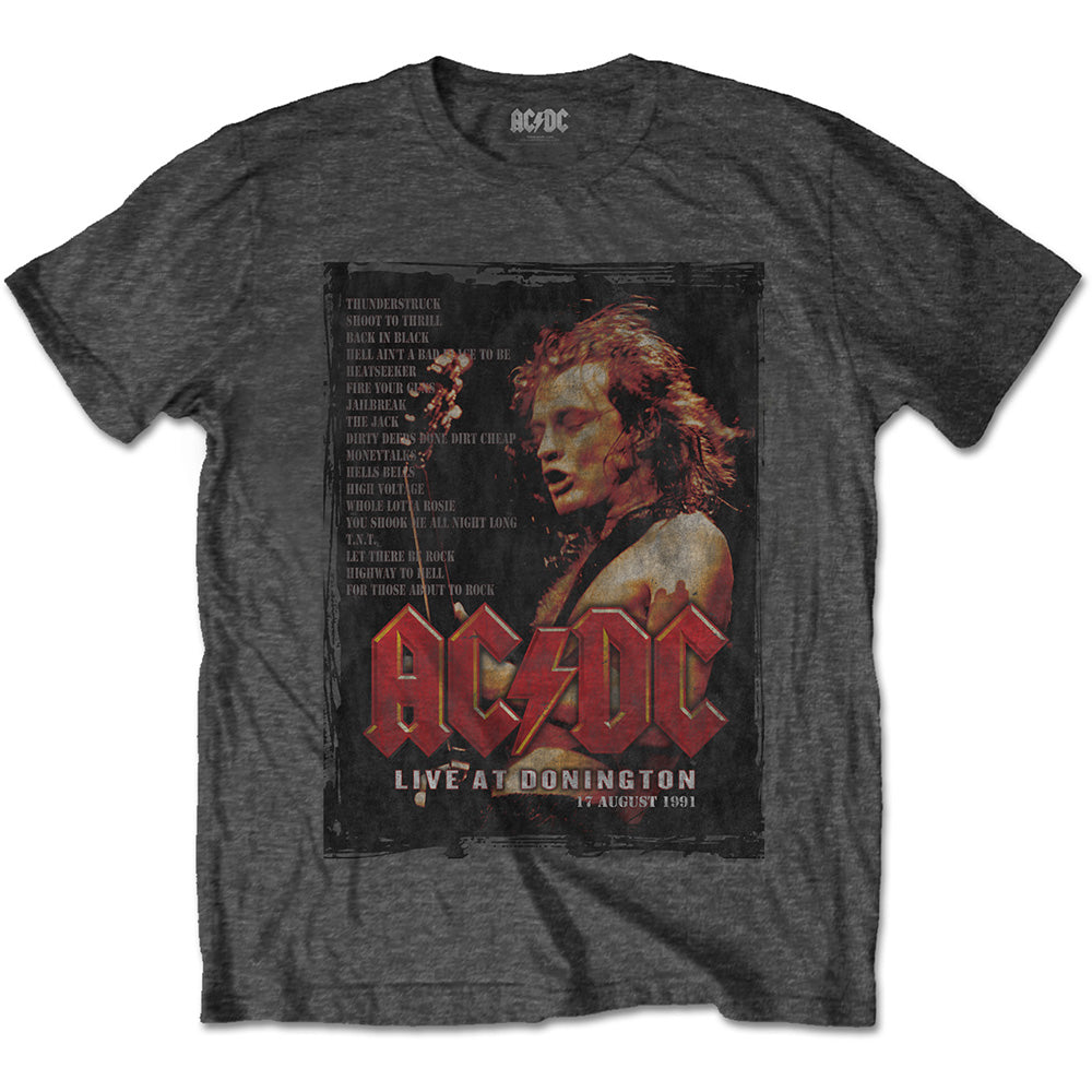 AC/DC Unisex T-Shirt: Donington Set T-Shirt