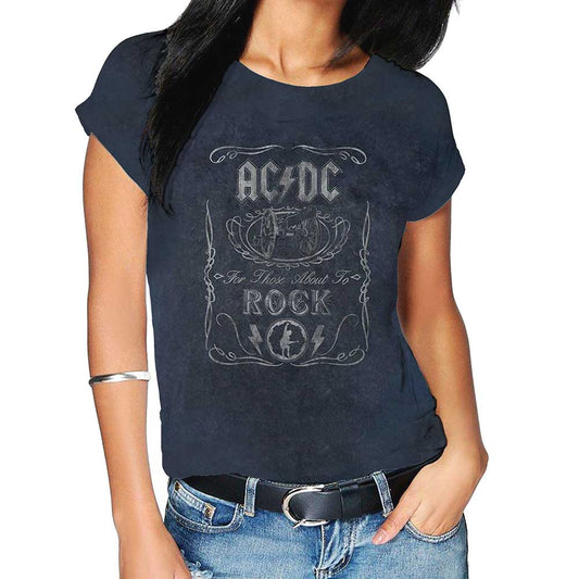 AC/DC Unisex T-Shirt: Cannon Swig (Wash Collection) T-Shirt