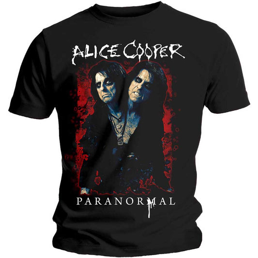 Alice Cooper Unisex T-Shirt: Paranormal Splatter T-Shirt