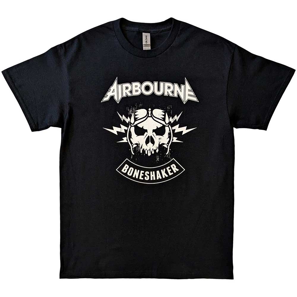 Airbourne Unisex T-Shirt: R 'n' R Boneshaker (Back Print) T-Shirt