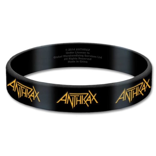 Anthrax Gummy Wristband: Logo Polsband