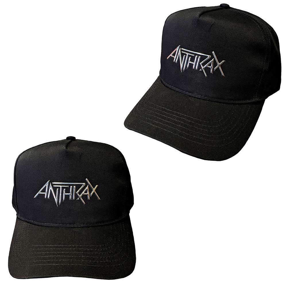 Anthrax Unisex Baseball Cap: Logo (Sonic Silver) Baseballpet