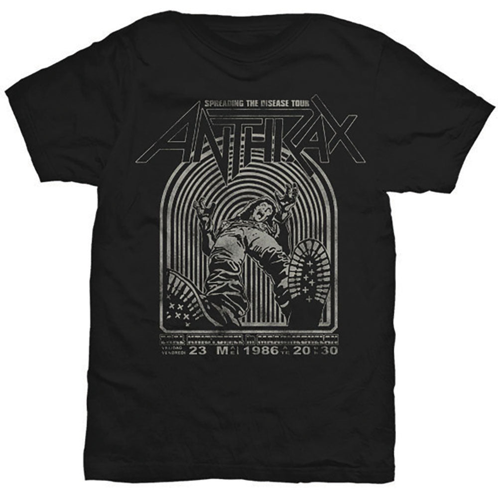 Anthrax Unisex T-Shirt: Spreading the disease T-Shirt