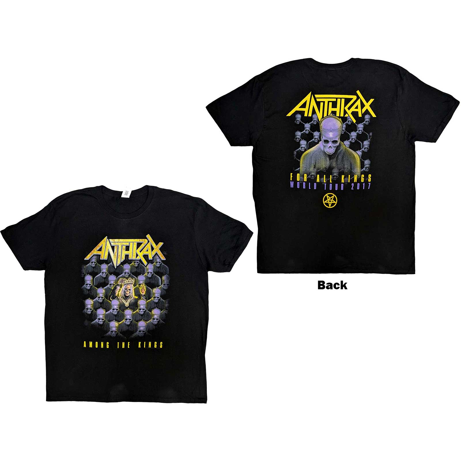 Een foto van een T-Shirt van Anthrax.