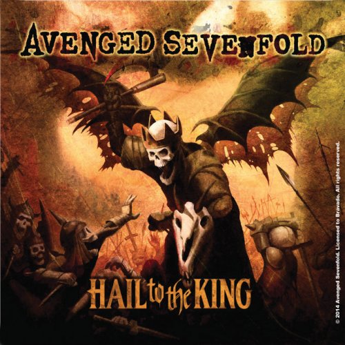 Avenged Sevenfold Single Cork Coaster: Hail to the King Onderzetter