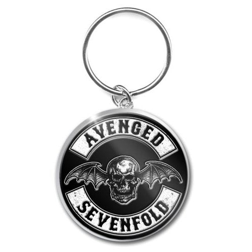 Avenged Sevenfold Keychain: Death Bat Crest (Enamel In-fill) Sleutelhanger
