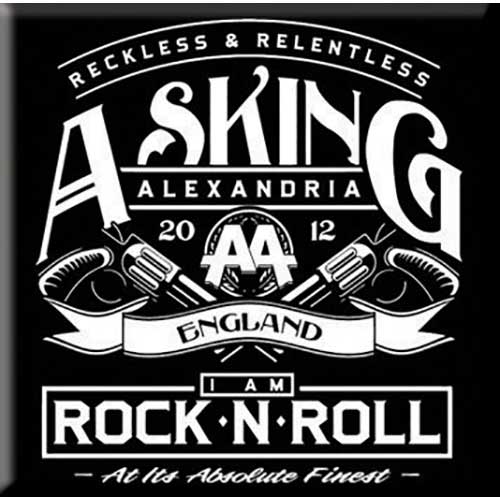 Asking Alexandria Fridge Magnet: Rock n' Roll Koelkastmagneet