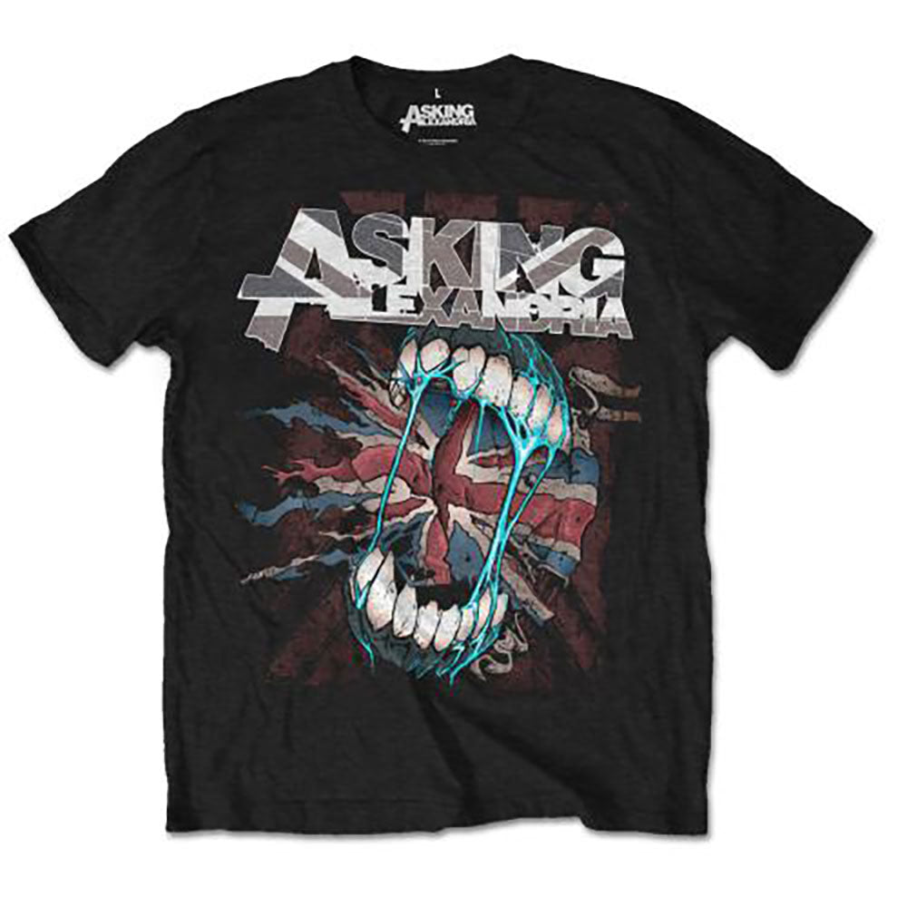 Asking Alexandria Unisex T-Shirt: Flag Eater (Retail Pack) T-Shirt