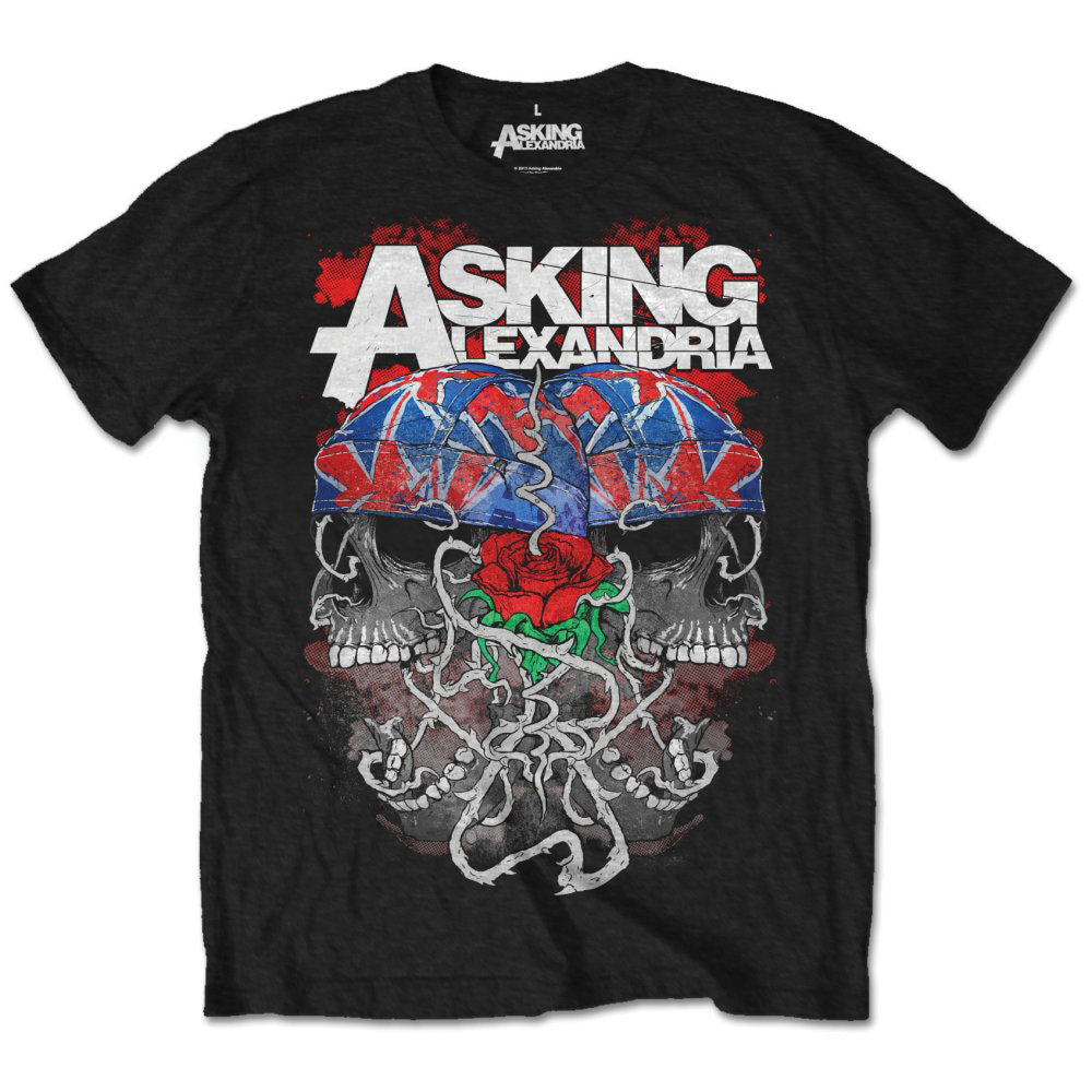 Asking Alexandria Unisex T-Shirt: Flagdana (Retail Pack) T-Shirt