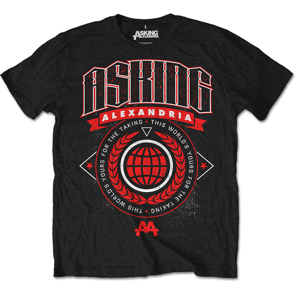 Asking Alexandria Unisex T-Shirt: This World (Retail Pack) T-Shirt