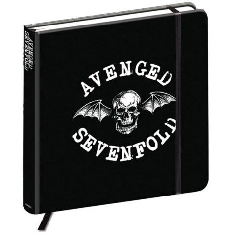 Avenged Sevenfold Notebook: Death Bat Crest (Hard Back) Notitieboekje