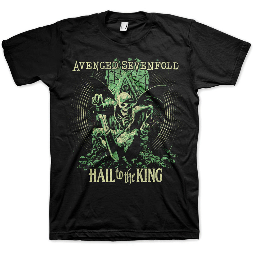 Avenged Sevenfold Unisex T-Shirt: Hail to the King En Vie T-Shirt