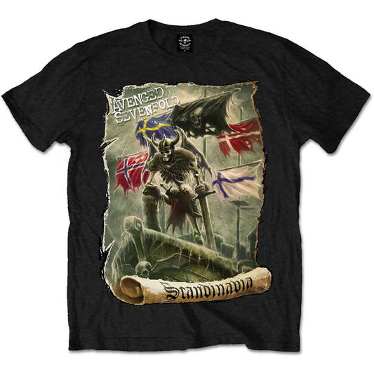 Avenged Sevenfold Unisex T-Shirt: Scandinavia T-Shirt