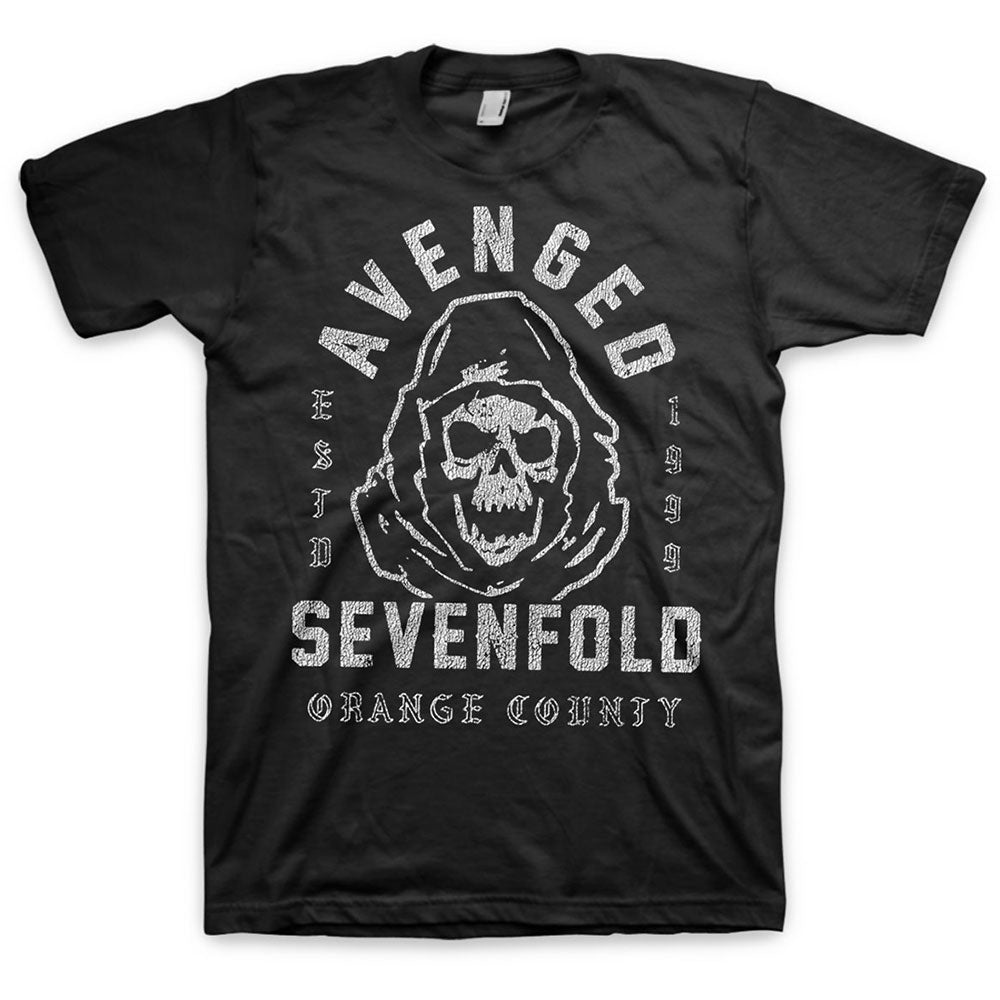 Avenged Sevenfold Unisex T-Shirt: So Grim Orange County T-Shirt