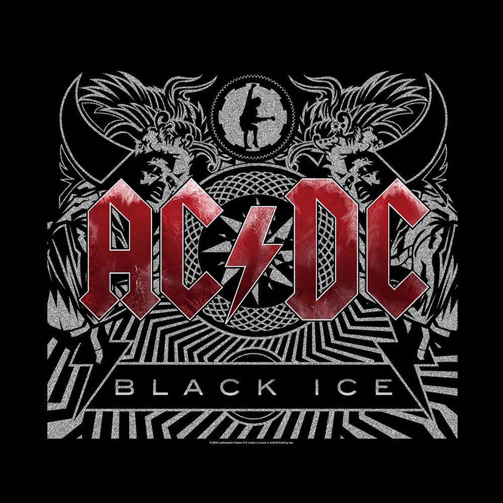 AC/DC Unisex Bandana: Black Ice Bandana