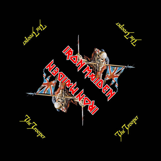 Iron Maiden Unisex Bandana: The Trooper Bandana