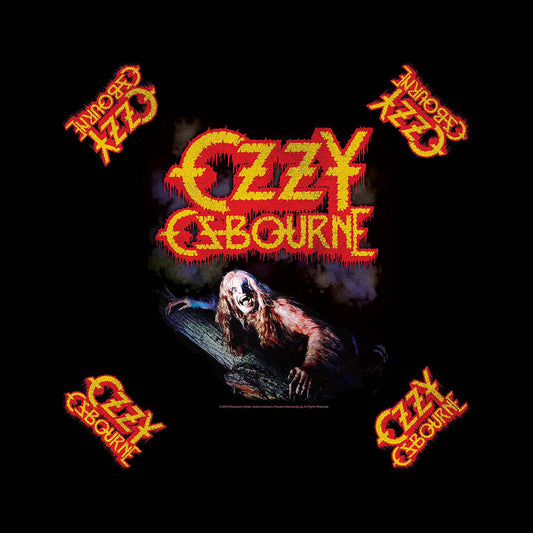 Ozzy Osbourne Unisex Bandana: Bark at the Moon Bandana