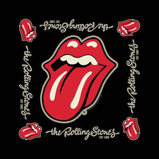 The Rolling Stones Unisex Bandana: Established 1962 Bandana