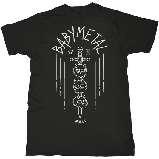 Babymetal Unisex T-Shirt: Skull Sword T-Shirt