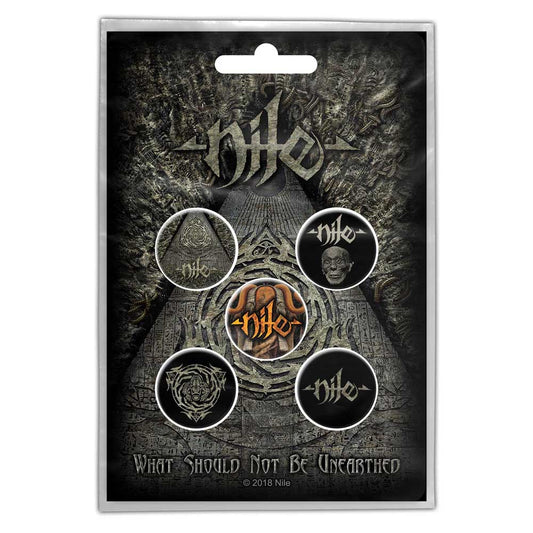 Nile Button Badge Pack: What Should Not Be Unearthed (Retail Pack) Set knoopspelden
