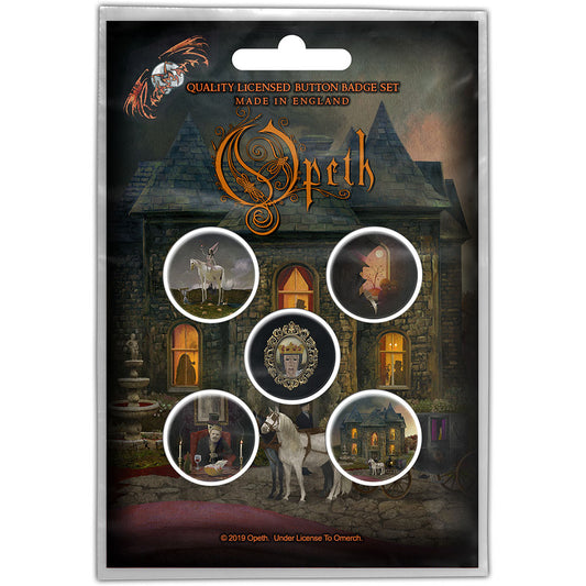 Opeth Button Badge Pack: In Caude Venenum (Retail Pack) Set knoopspelden