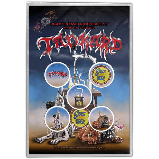 Tankard Button Badge Pack: Pavlov's Dawgs (Retail Pack) Set knoopspelden