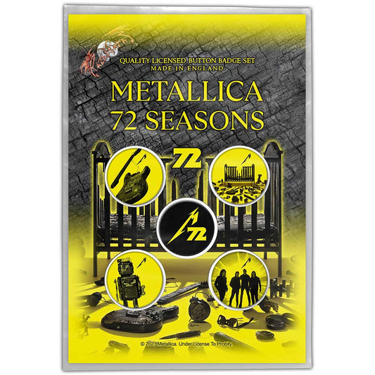Metallica Button Badge Pack: 72 Seasons Set knoopspelden