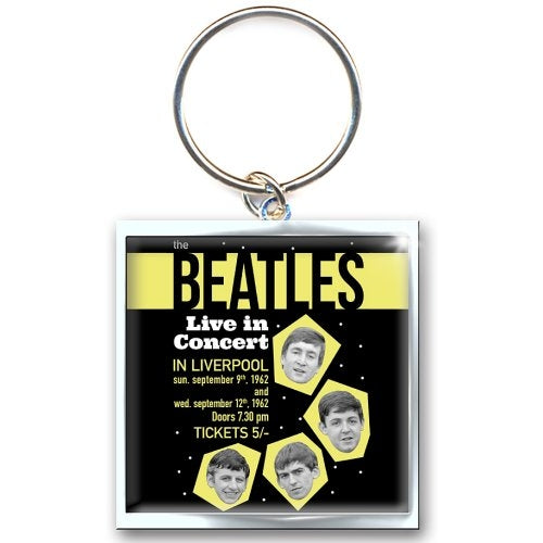 The Beatles Keychain: 1962 Live in Concert (Photo-print) Sleutelhanger