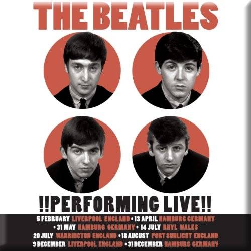 The Beatles Fridge Magnet: Performing Live Koelkastmagneet