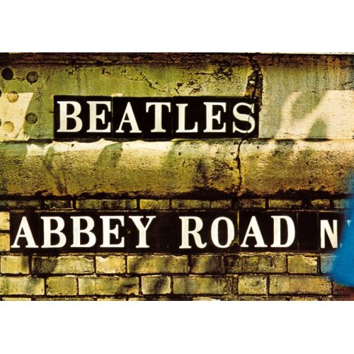 The Beatles Postcard: Abbey Road Sign (Standard) Postkaart