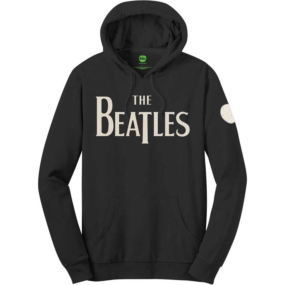 The Beatles Unisex Pullover Hoodie: Logo & Apple (Applique) Trui met capuchon