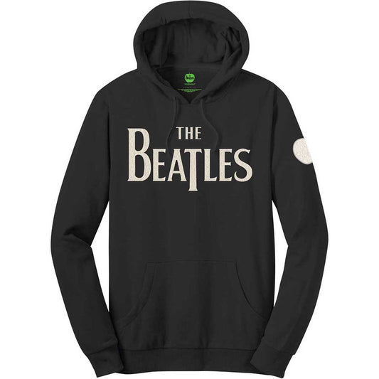 The Beatles Unisex Pullover Hoodie: Logo & Apple (Applique) Trui met capuchon