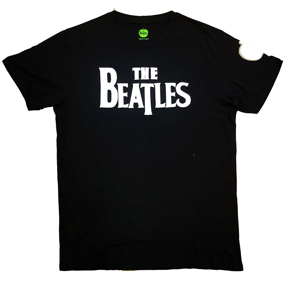 The Beatles Unisex T-Shirt: Drop T Logo (Applique) T-Shirt