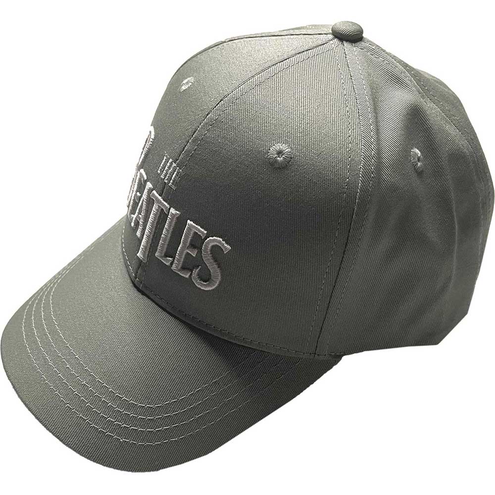 The Beatles Unisex Baseball Cap: White Drop T Logo Baseballpet