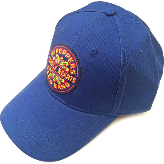 The Beatles Unisex Baseball Cap: Sgt Pepper Drum (Mid Blue) Baseballpet