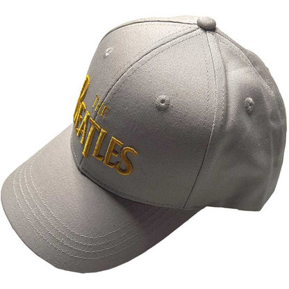 The Beatles Unisex Baseball Cap: Gold Drop T Logo Baseballpet