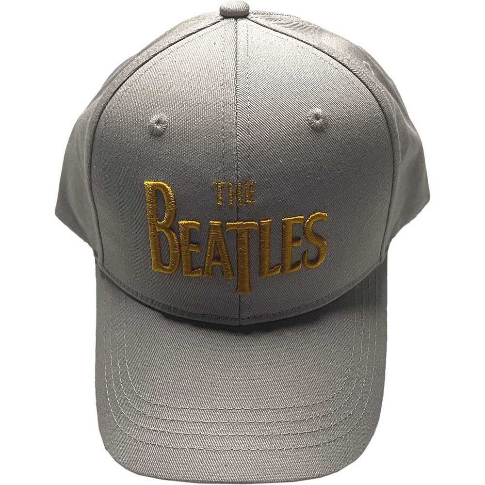 The Beatles Unisex Baseball Cap: Gold Drop T Logo Baseballpet