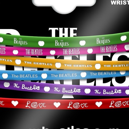 The Beatles Gummy Wristband: Apple Logo Polsband