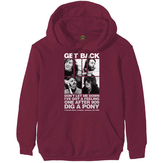 The Beatles Unisex Pullover Hoodie: 3 Savile Row Trui met capuchon