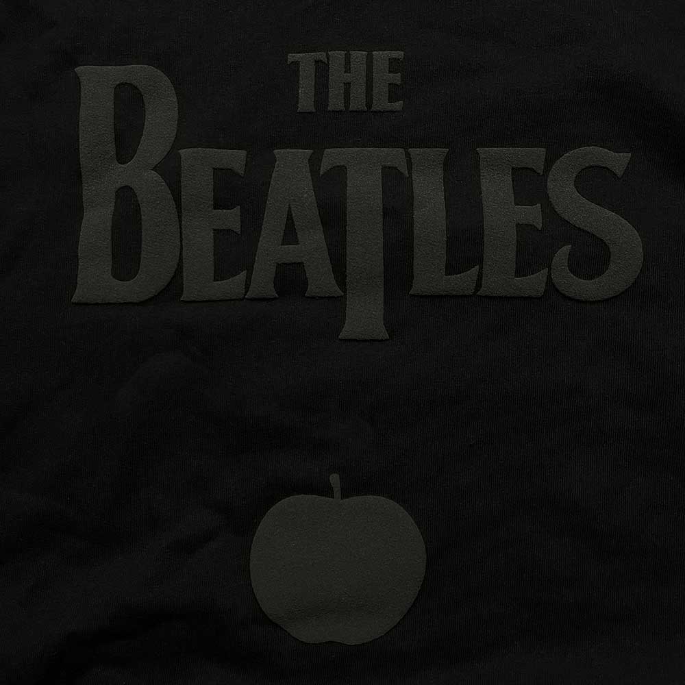 The Beatles Unisex Pullover Hoodie: Drop T Logo & Apple (Hi-Build) Trui met capuchon