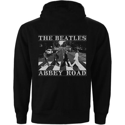 The Beatles Unisex Zipped Hoodie: Abbey Road (Back Print) Ritshoodie