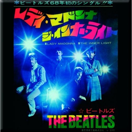 The Beatles Fridge Magnet: Lady Madonna/The Inner Light (Japan Release) Koelkastmagneet