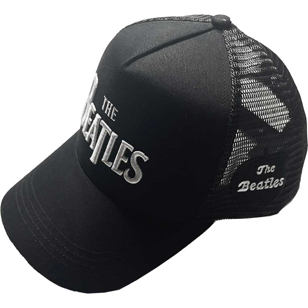 The Beatles Unisex Mesh Back Cap: Drop T Logo & Apple Mesh Back Cap