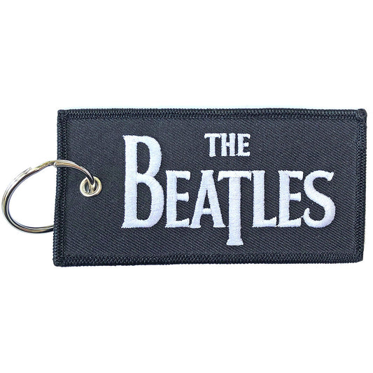 The Beatles Keychain: Drop T Logo (Patch) Sleutelhanger