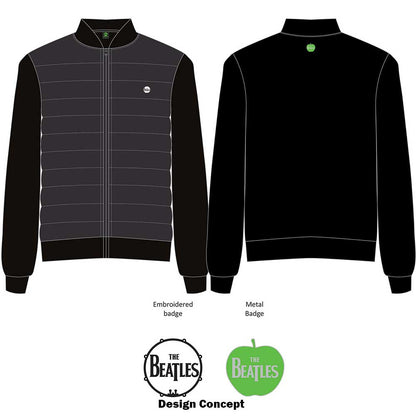 The Beatles Unisex Quilted Jacket: Drum Logo Doorgestikte jas