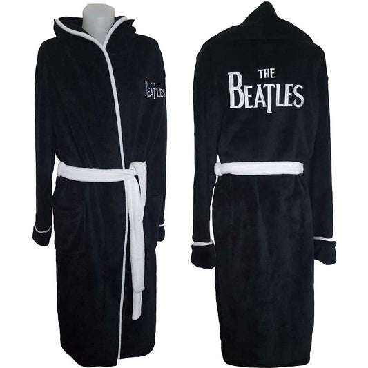 The Beatles Unisex Bathrobe: Drop T Logo (Small - Medium) Bathrobe