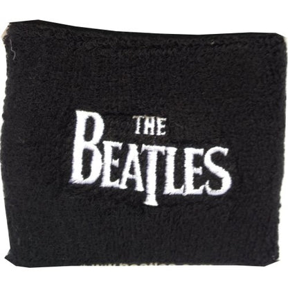 The Beatles Fabric Wristband: Drop T Logo Stoffen polsband