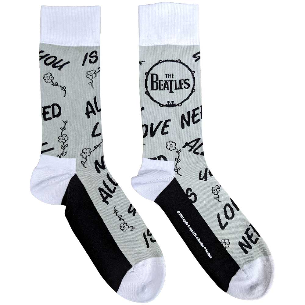 The Beatles Unisex Ankle Socks: AYNIL & Drum (UK Size 7 - 11) Enkelsokken