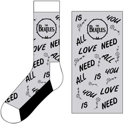 The Beatles Unisex Ankle Socks: AYNIL & Drum (UK Size 7 - 11) Enkelsokken