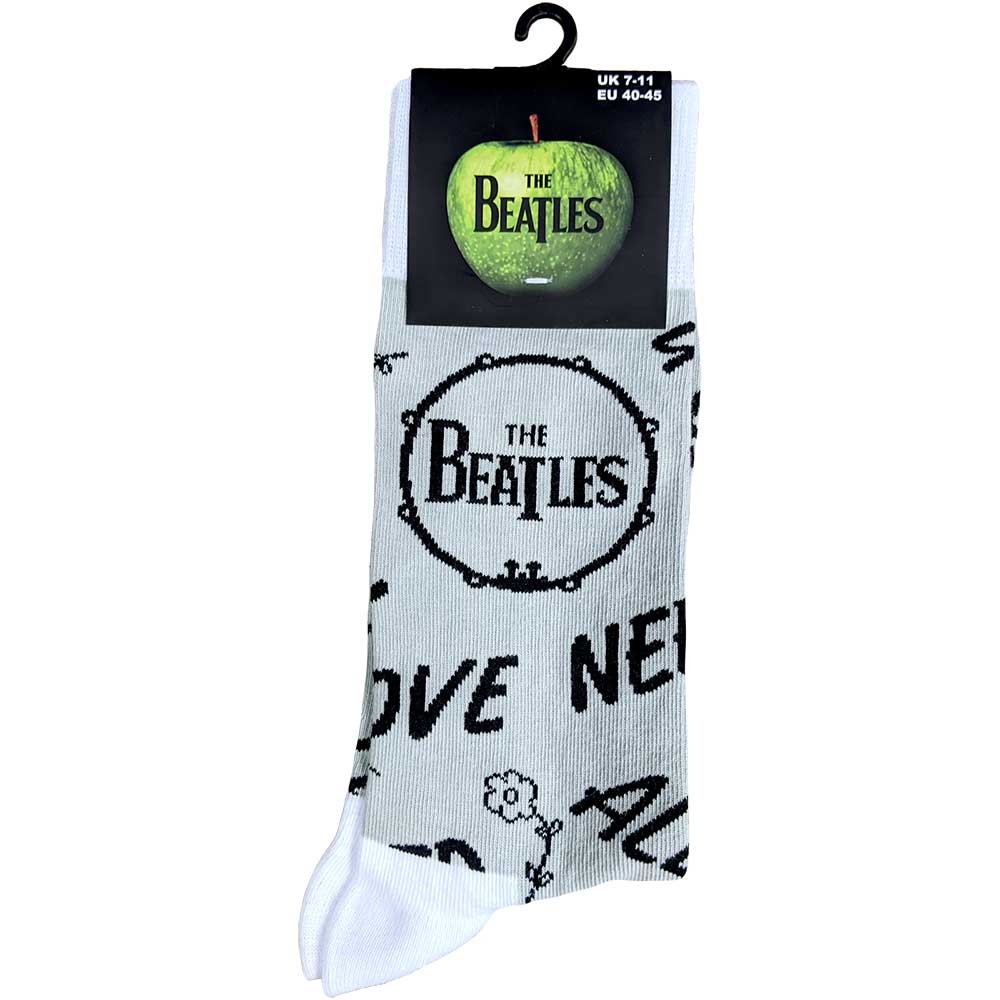 The Beatles Unisex Ankle Socks: AYNIL & Drum (UK Size 7 - 11) Enkelsokken